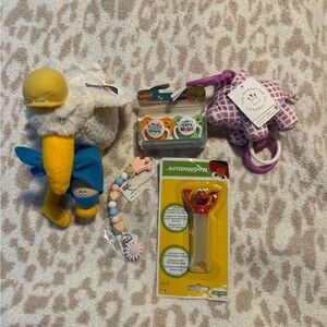 5piece Baby Toy Bundle with Plush and Teether